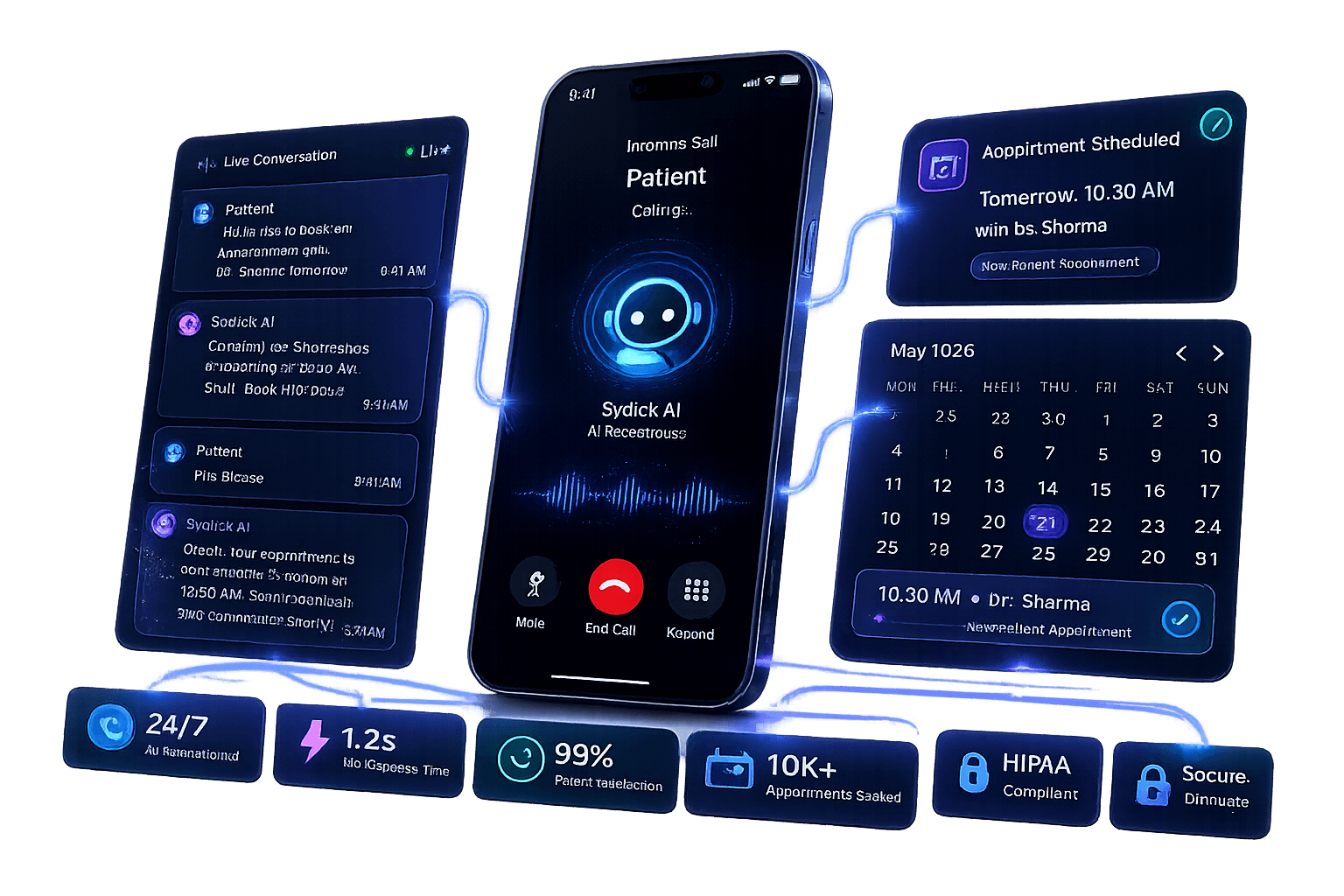 Syclick AI Front Desk and AI Receptionist for Healthcare